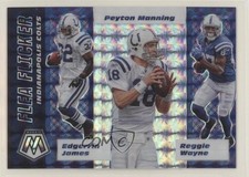 2020 Mosaic Flea Flicker Prizm Edgerrin James Peyton Manning Reggie Wayne 0c2