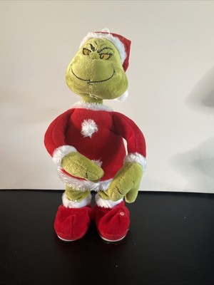 Animated Walking Grinch Plush   Sings  You re a Mean One Mr Grinch  Tested Works