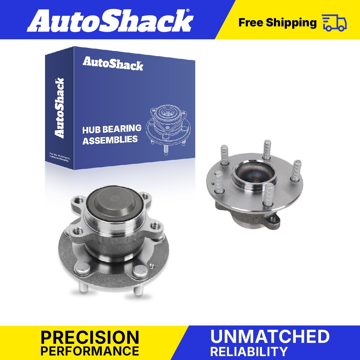 Rear Wheel Hub Bearing Assemblies for Honda, Civic 2016-2025, FWD