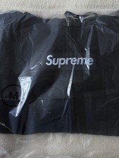 Supreme x MM6 Maison Margiela Box Logo Zip Up Hooded Sweatshirt Black Medium
