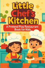 Little Chef  s Kitchen. A Pretend Play Restaurant Book for Kids: Cooking Role Pla