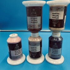 Coats  Clark Polyester Thread Lot 5 Spools 3000 Yds Each All Purpose Sewing