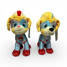 PAW PATROL MIGHTY TWINS 12" TUCK & ELLA Soft Beanie Plush Toy RARE. Brand New