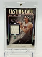 2023-24 JAIME JAQUEZ JR 54/99 JERSEY PANINI NOIR CASTING CALL MEMORABILIA RC