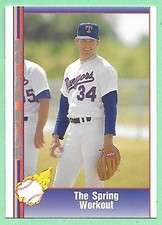 1991 Pacific Nolan Ryan Rangers #87 - The Spring Workout👍