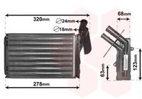 VAN Wezel WäRmetauscher HeizungsküHler Innenraumheizung *** IR Plus *** 43006048