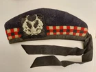 WW2 Scottish Gordon Highlanders Glengarry cap military bandsman + provenance