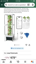 SJZX Hydroponic Large Vertical Growing System 70POD 14 Tier Kit NEW! 14C5K