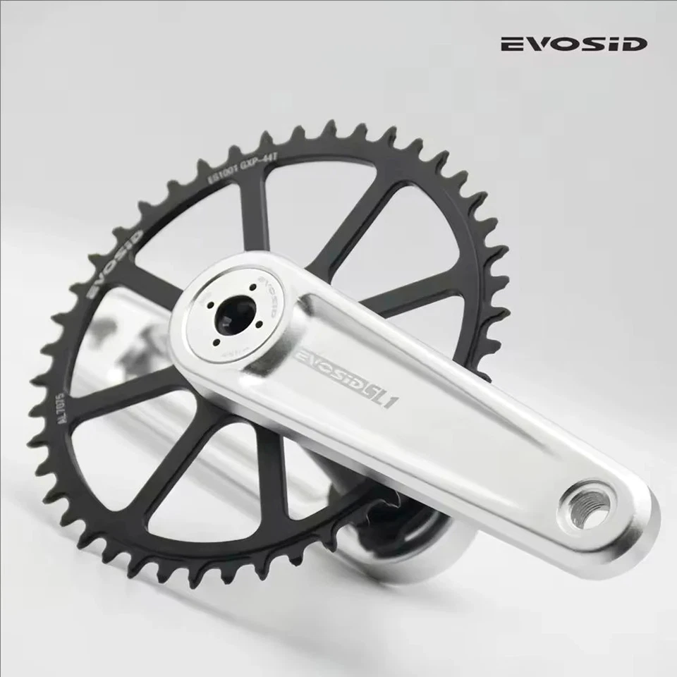 Juego de bielas para bicicleta de carretera 165/170/172,5 mm bielas 40T 42T 44T 46T 48T platos individuales Foto 2 de 4