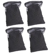 CNZ Media Filter Bags Activated Carbon Charcoal Aquarium Fish 4 pounds, Black
