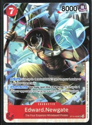 Edward Newgate ST15-002 Super Rare Starter Deck 15 RED