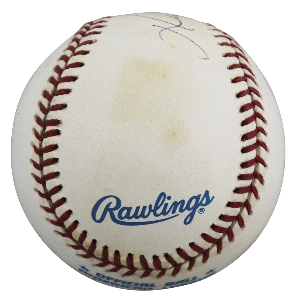 Bas de béisbol Gene Budig firmado auténtico de los Medias Rojas Dwight Evans OAL #BU64208 Foto 3 de 4