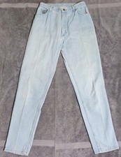 Vintage Wrangler For Women Light Blue Denim Jeans Size Straight Leg