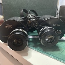Vintage Swift Triton Binoculars Model 748 7x35mm With Case