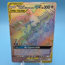 Moltres & Zapdos & Articuno GX 69/68 Hidden Fates NM Secret Rainbow Rare Pokemon on eBay