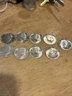Junk Silver 9 Kennedys , Morgan , Peace Dollars