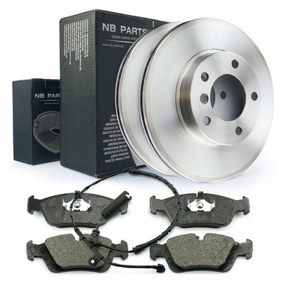 Bremsscheiben 286mm belüftet Bremsbeläge Sensor vorne für BMW 3 3er E46 Z4 E85