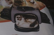 Silvton Large Expandable Pet Carrier Airline Approved Soft Sided Dog Cat Travel