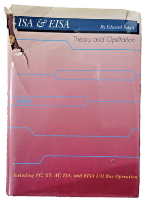 ISA & EISA Theory and Operation by Edward Solari Hardcover Dust Jacket Tear