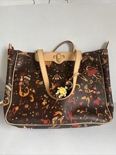 Borsa a tracolla grande Piero Guidi Magic Circus marrone Vachetta Italia