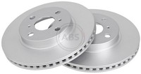 2X Bremsscheibe A.B.S. 17748 FüR Vios Yaris Toyota KSP130_ KSP130 GPL KSP90_ VVT