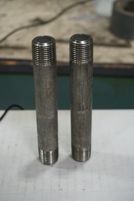 Merit Brass 64130 1/4X4 Nipple Welded SCH 80 304SS TBE, Free Shipping, 2pcs
