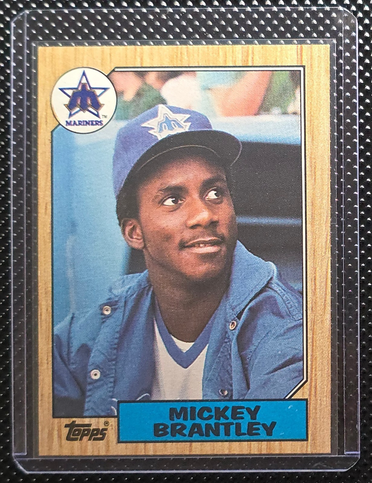 1987 Topps Mickey Brantley #347 Seattle Mariners Rookie