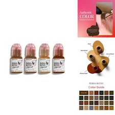 Perma Blend Eyebrow Light Pigments Kit - Copper Modifier, Taupe, Brunette