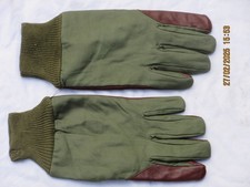 RAF Gloves Ground Crew, Royal Air Force, Leather, SB 1982, NOS, Size 8.5; British Army