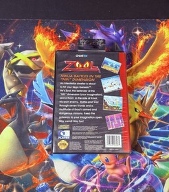 Zool: Ninja of the Dimension Sega Genesis 1993 Cartridge + Box, No Manual Tested
