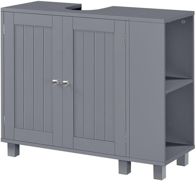 Yaheetech Waschbeckenunterschrank, Unterschrank, Badezimmerschrank Mit 2 Türen, 
