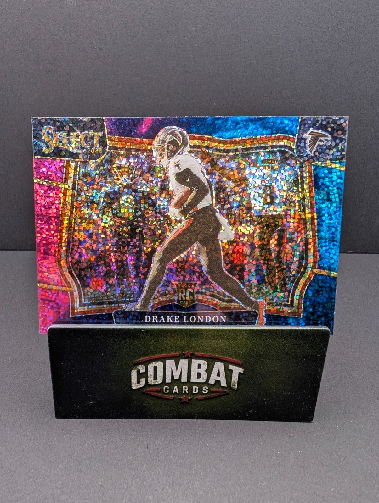 2022 Panini Select DRAKE LONDON Rookie Field Level Cosmic Prizm Falcons #474