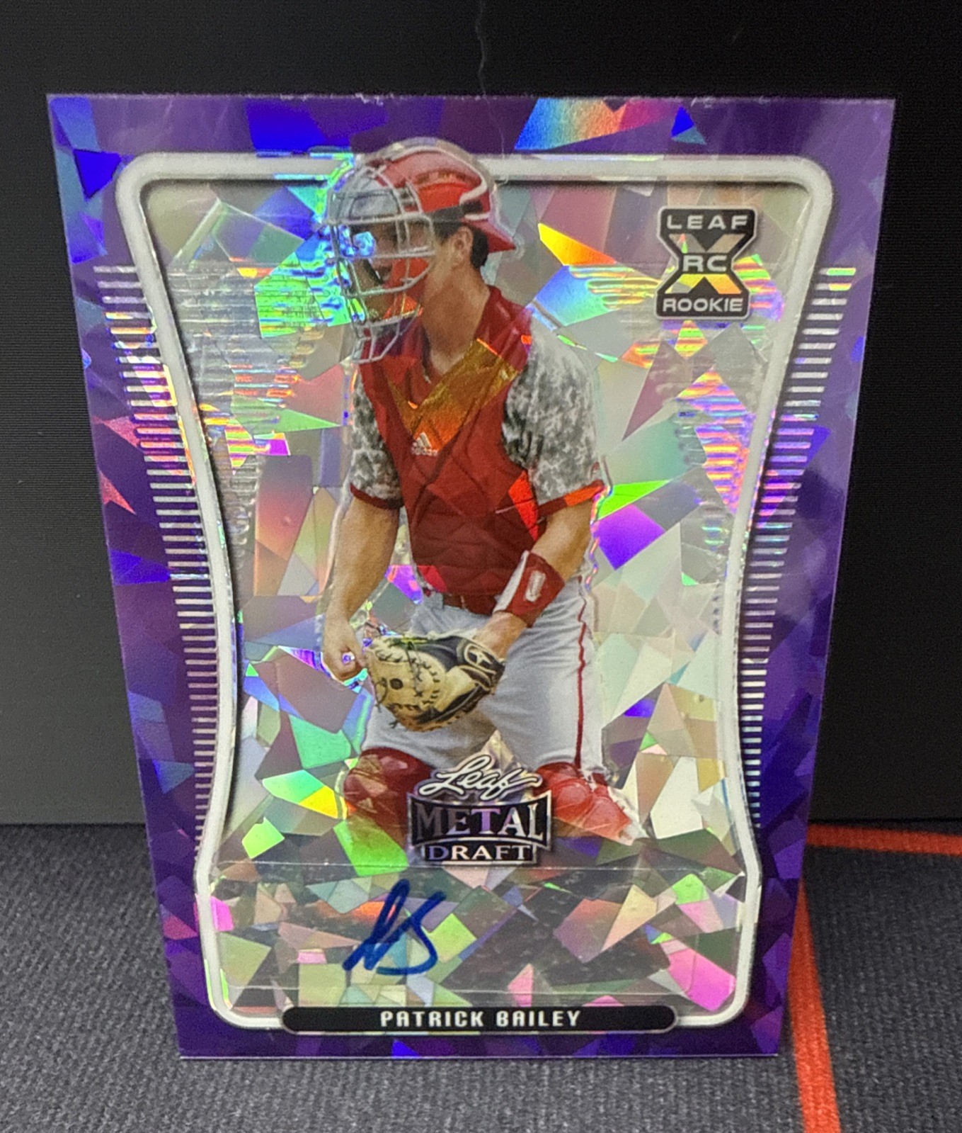 2020 Leaf Metal Draft - Patrick Bailey #BA-PB1 Purple Wave /10 Auto