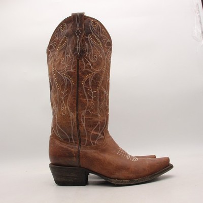 Idyllwind Sweet Tea Western Cowboy Boot Brown Leather Women's Size 6 B Pull On