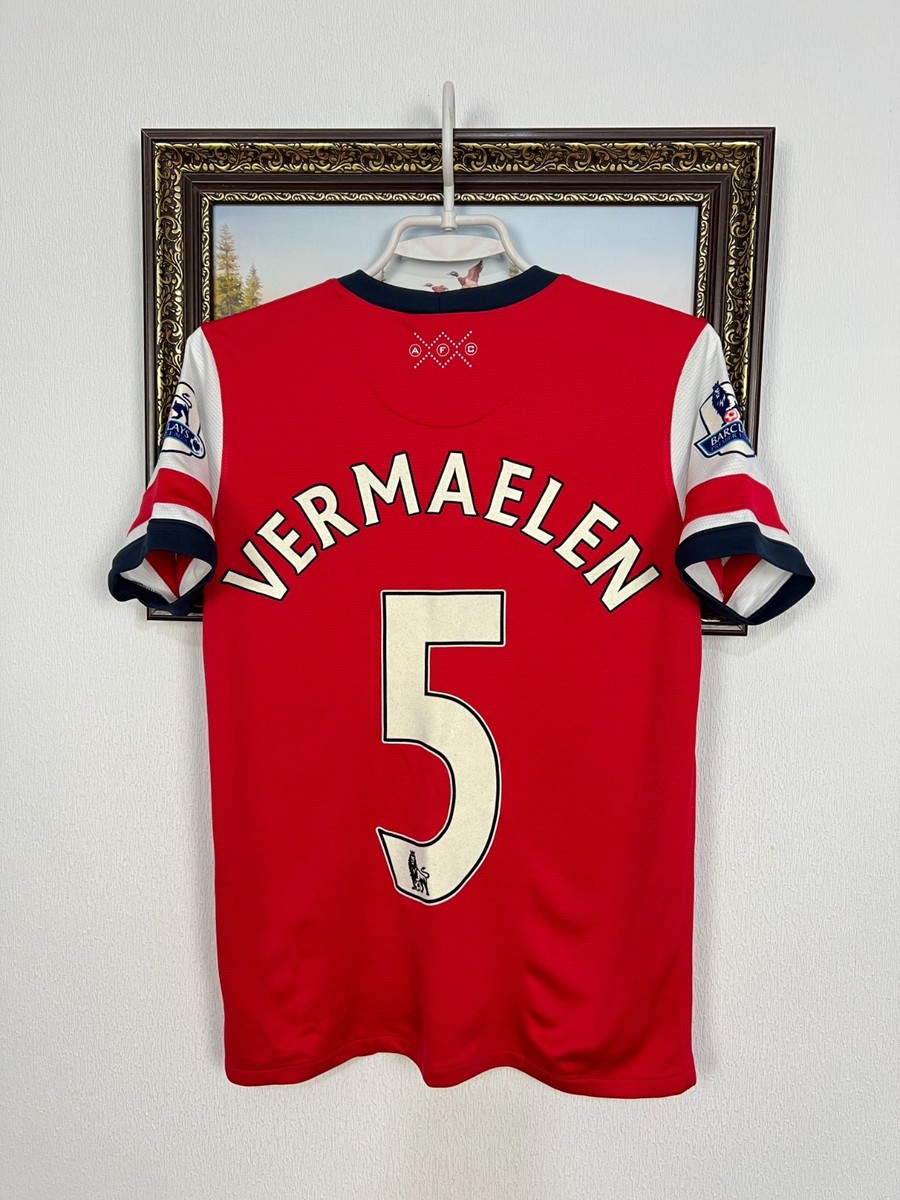 Arsenal Home football shirt 2012 Soccer #5 Vermaelen Nike Jersey