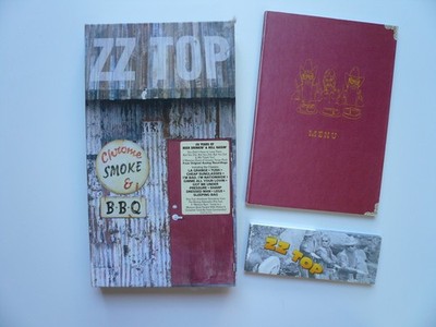   ZZ Top : Chrome Smoke & BBQ - The Box mit 4 CDs + 86 Seiten-Booklet + Flipbook