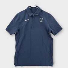 Nike Polo Shirt Mens Medium Kamehameha Warriors Hawaii Football Snap Dri Fit NEW