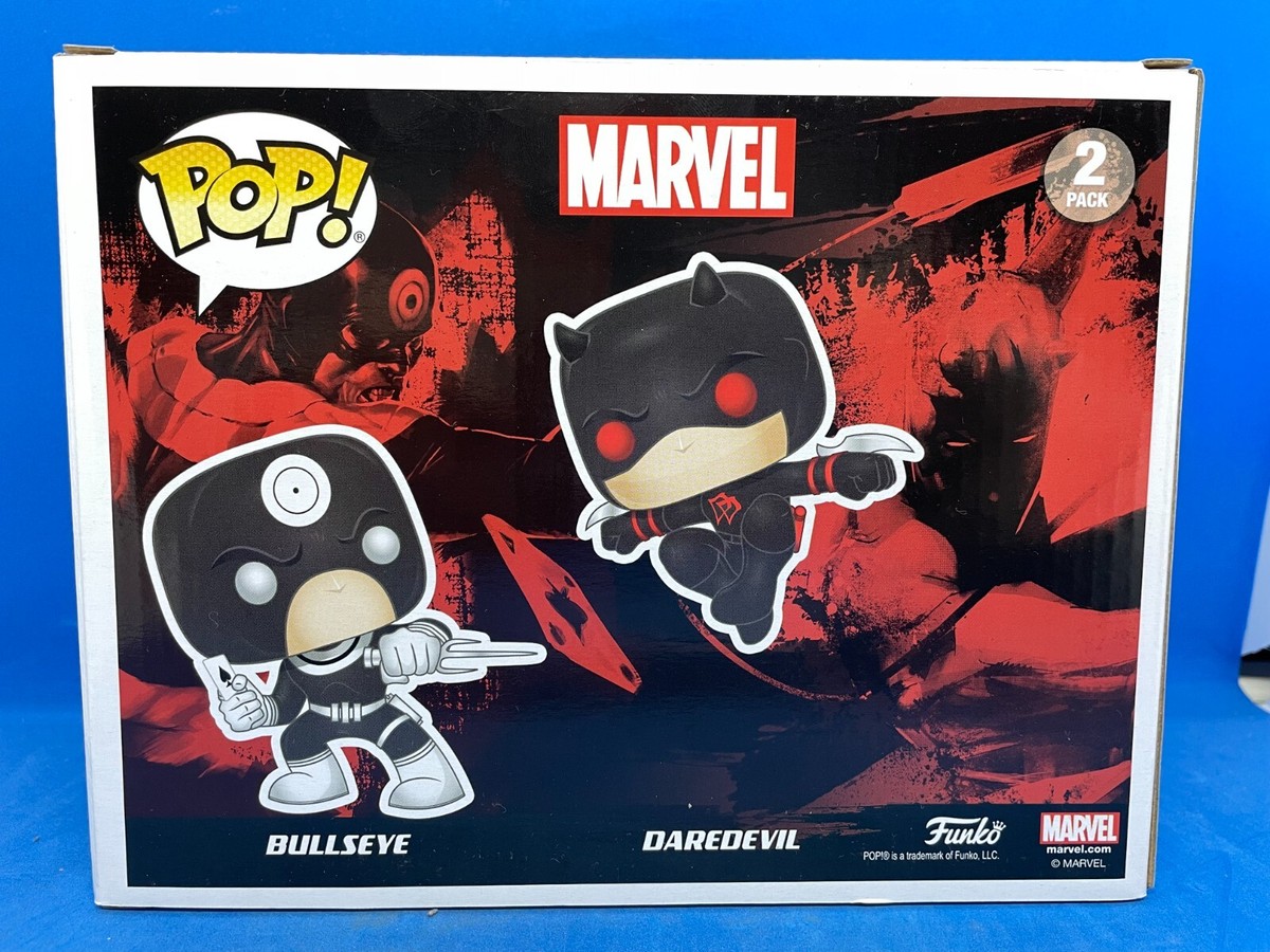 Funko Pop! Vinyl 2 Pack Bullseye Daredevil Black Suit Marvel