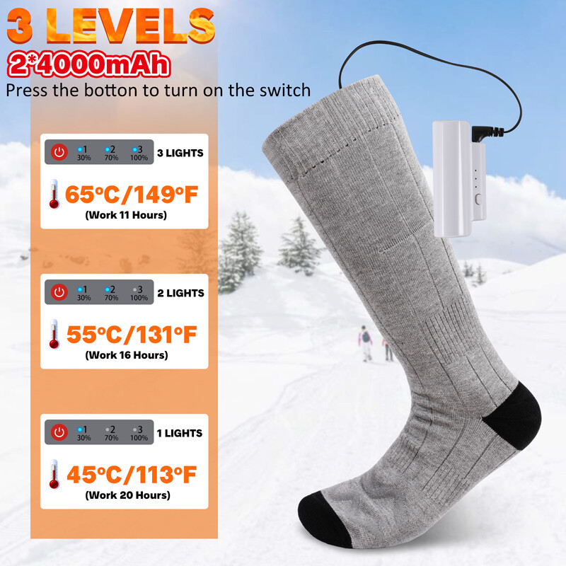 calcetines calefactables