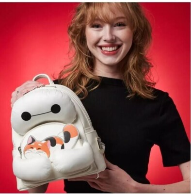 Disney Parks Baymax and Mochi Loungefly Mini Backpack – Big Hero 6
