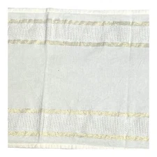 LuxeHabitat Beige & Gold Floss Thread Woven Table Runner 15.5” X 72.5” READ MORE