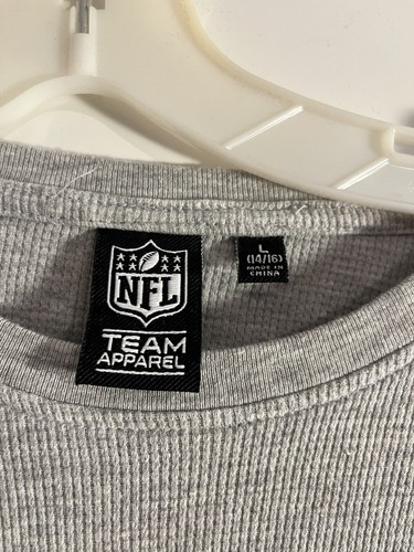 NFL New England Patriots Waffle Weave Long Sleeve Teen 14/16 - Picture 3 of 6