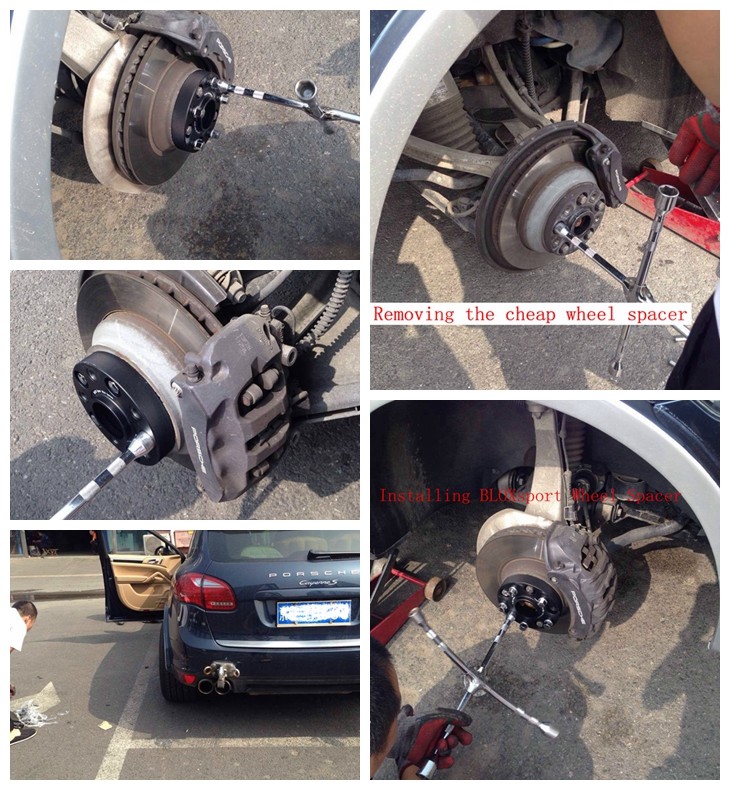 4X 2" Bolt on 5x130 Aluminum Wheel Spacers for Porsche 911 924