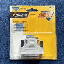 DB25pin F/Female Jack DB9 M/Male Plug Serial Adapter Fellowes Computer Ware