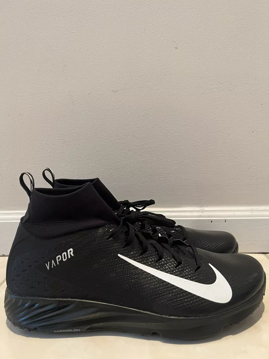Nike Vapor Untouchable Speed Turf 2 Black Football Mens Size New