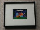"Life's A Playground" by Edgar Moises Diaz Original 2003 Signed Framed Wall Art — photo 2