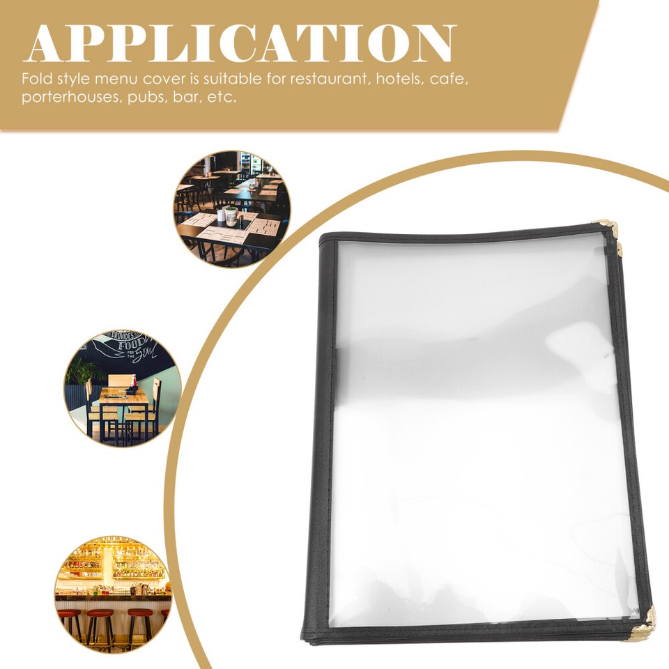 Transparent Restaurant Menu Cover List Indoor Restaurant Menu eBay