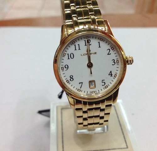 OROLOGIO UOMO LORENZ ACCIAIO Laminato Oro | eBay