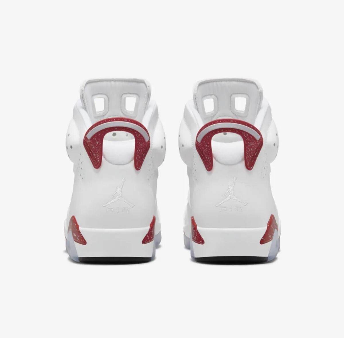 White and University Red Air Jordan 6 | eBay UK