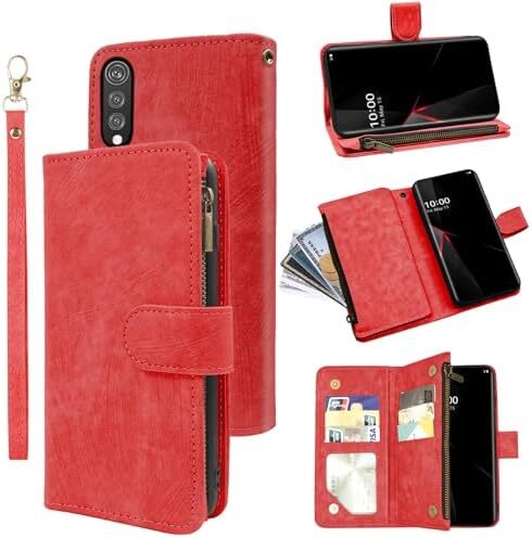 LG Velvet 5G Wallet Case for Verizon & T-Mobile 2020 Models